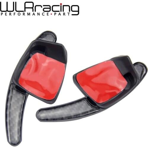 WLR - Carbon Fiber Steering Wheel Shift Paddle for VW Golf 7 Steering Wheel Paddle Extension Shifters Sticker WLR-PSD05