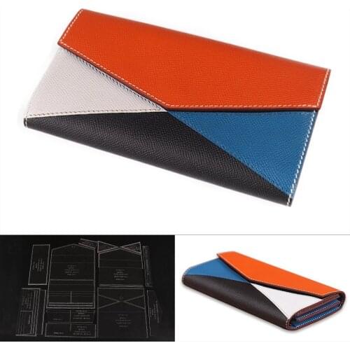 WT728 Handbag Acrylic Template Wallet Leather Pattern Acrylic Leather Pattern Leather Templates for Bags