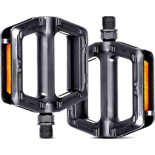 MTB Road Bike Pedals Bicycle Pedal Cycling Mountain Bike Foot Plat Anti-slip 9''16 Standard Universal 1 Pair Pedals High Quality