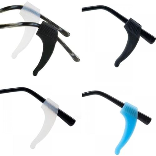 1 Pair Anti Slip Ear Hooks Comfortable Soft Silicone Eyeglasses Holder Grip Optical Spectacle Glasses Eyewear Accessories