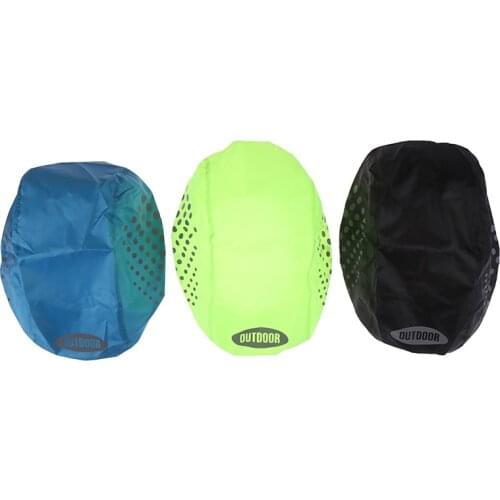 1PC Oxford cloth Reflective Bike Helmet Cover Waterproof Windproof Bicycle Helmet Rain Covers