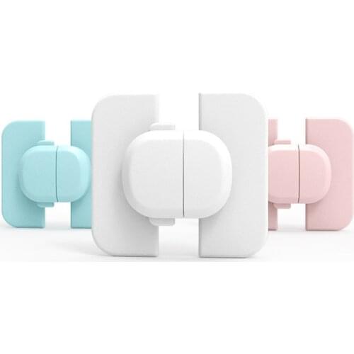 1 Pcs Home Refrigerator Lock Fridge Freezer Door Catch Lock Toddler Kids Child Cabinet Safety Lock for Baby Safety Child Lock