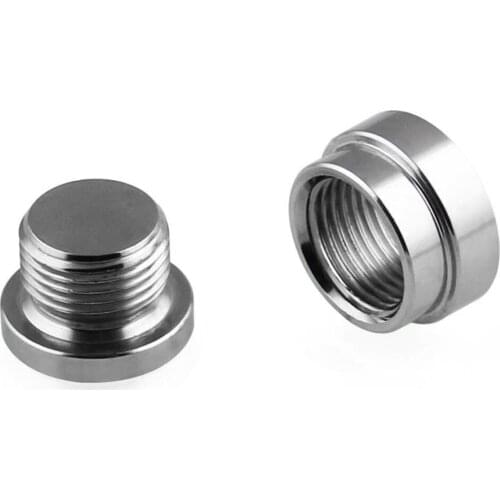 1pcs O2 Oxygen Sensor Nut Bung And 1pcs O2 Oxygen Sensor for custom exhaust installation headers down pipes etc