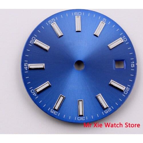29.2mm Bliger sterile bright blue /white /black Dial fit ETA 2836/2824 DG2813/3804 Miyota 82Series movement