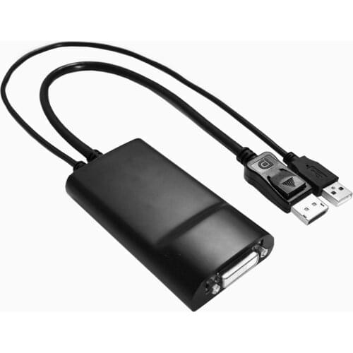 Active Displayport to DVI-D dual link cable with USB power supply up to 2560X1600 supported