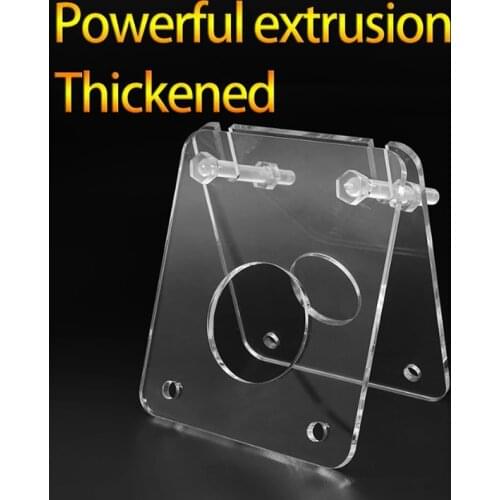 BDSM Toys For Men Acrylic Penis Ring Lock Bondage Crusher Splint Testicle Ball Stretcher Cock Rings Scrotum splint Torture Tool