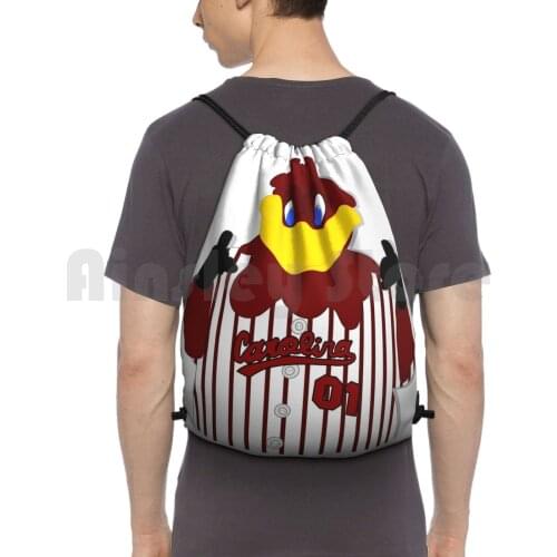 Baseball Cocky Mascot Backpack Drawstring Bag Riding Climbing Gym Bag South Carolina South Carolina South Carolina Cocky