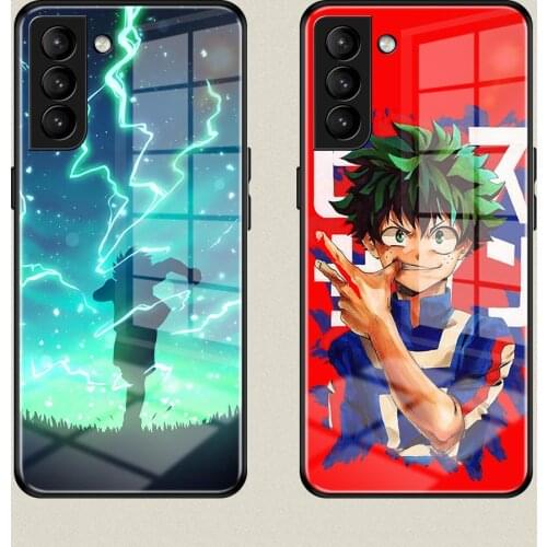 Anime My Hero Academia Boku no Hero Academia Case For Samsung S8 S9 S10 S20 S21 fe plus Note 20 Ultra Coque