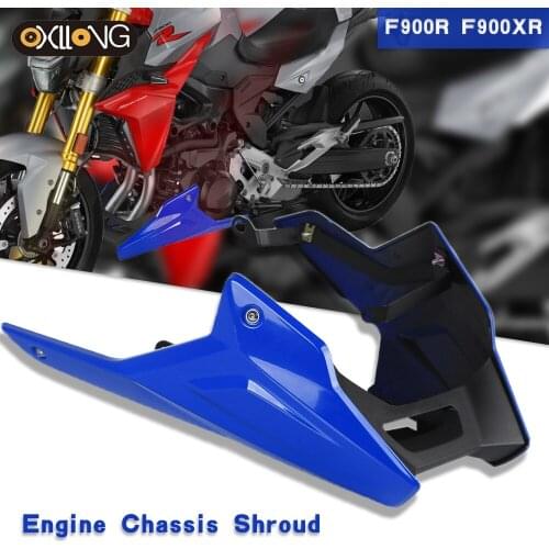 Carbon Fiber Motorcycle Parts Engine Chassis Spoiler Guard Cover Skid Plate Belly Pan Protector For BMW F900R F900XR 2020 2021