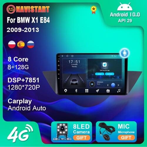 OKNAVI 2 Din Android 9.0 For BMW X1 E84 2009 2011 2012 2013 Car 4G WIFI Radio Multimedia Video Player Navigation GPS No Dvd