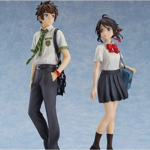 Your Name Anime Tachibana Taki Miyamizu Mitsuha Action Figure Collection Model Toy Doll Gift For Boyfriend Girlfriend