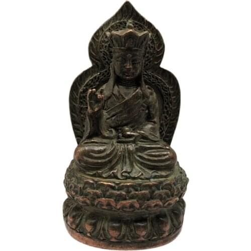 Chinese Tibet Buddha Bronze statue Buddha of Nepal old copper statue