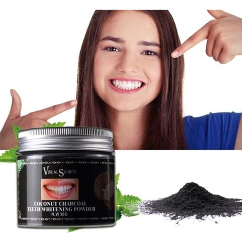 Coconut Teeth Cleasing Power Oral Hygiene Cleaning Teeth Care Tooth Cleaner Remover Wash Your Teeth White NN