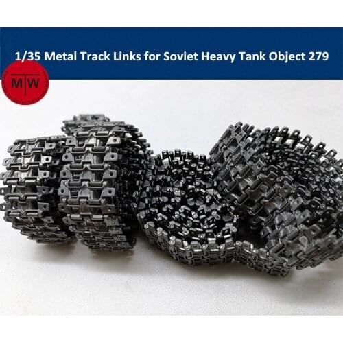 1/35 Scale Metal Track Links w/metal pin for Soviet Heavy Tank Object 279 Model Kit need assemble SX35005