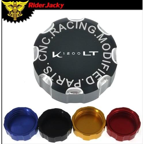 Motorcycle CNC Rear Brake Master Cylinder Reservoir Cap Cover For BMW K 1200LT K1200 LT K1200LT 1997-2009 04 2005 2006 2007 2008