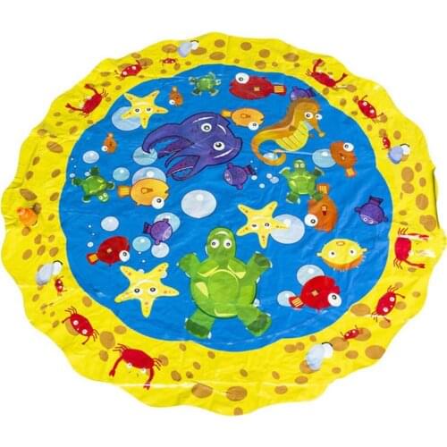 Inflatable Sprinkler Ring PVC Inflatable Sprinkler Cushion Children Outdoor Sprinkler Toys Kids Toys