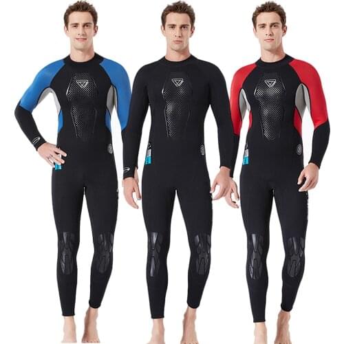 3MM Neoprene Wetsuit for Men Scuba Diving Suit Underwater Fishing Wetsuit Surf Clothes Spearfishing Snorkeling Kitesurf Wet Suit