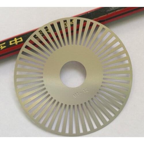 Gray Metal Code Disc Meter Wheel Speed Sensor Diameter 45MM 50 Line Grating Encoder M112 DIY Smart Car Chassis We Are Manufactur