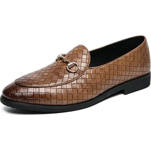 Business Genuine Leather Men Casual Shoes Luxury Brand 2021 Mens Loafers Moccasins Breathable Slip on Black Driving Shoes