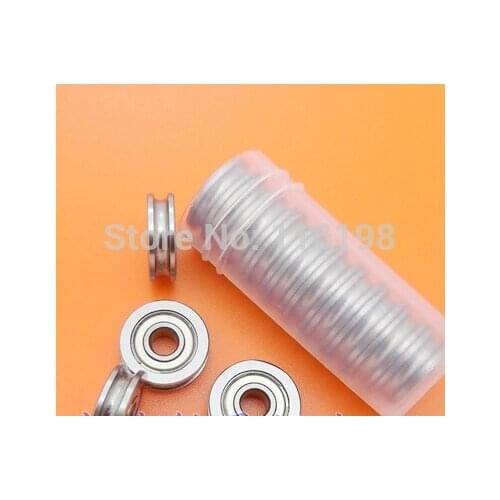 U604/12 604UU 604 U604 U groove deep groove ball bearing 4x12x4mm Walking guide rail bearings