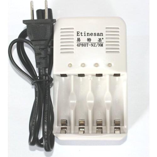 4 ports 4 slots charger for 1.6V Ni-Zn AA and AAA Rechargeable Battery