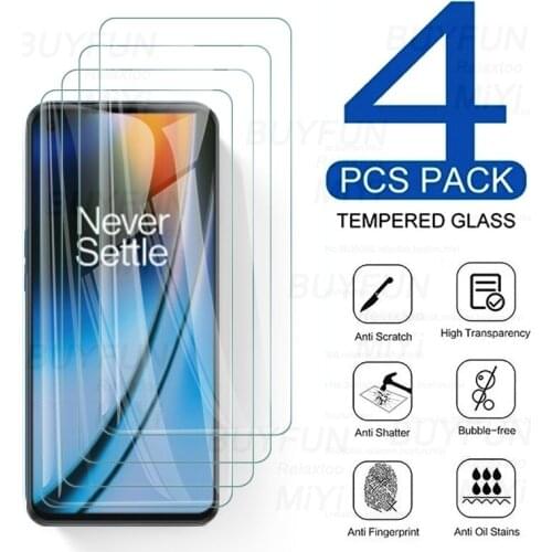 4pcs full cover screen protectors tempered glass for oneplus nord 2 one more nord2 5g armor protection film onepls 2nord 6.43