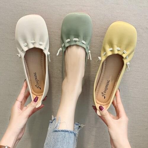 Bestselling Explosion Gentle Sweet Style Quality Assurance Fashion 2020 Spring and Autumn Round Toe Ladies Flat Shoes W33-19
