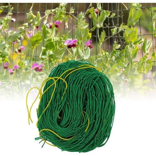 1pcs Hi-quality Nylon Garden Netting Loofah Morning Glory Flowers Vine Plants Climbing Net Cucumber Vine Grow Holder Brackets