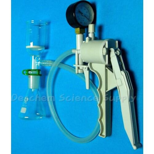 100ml,24/40,Glass Filtration Set,Erlenmeyer Flask & Filter Funnel W/Vacuum Pump