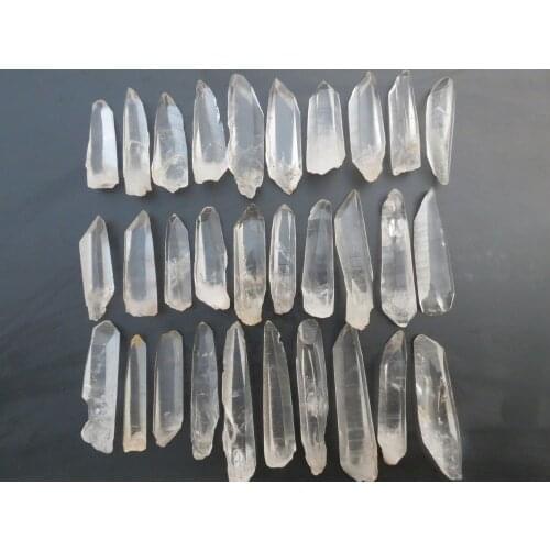 2.2 lb ! ! ! 30pcs Natural Clear "Seed" Quartz Crystal Point