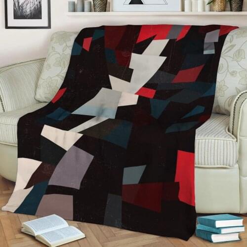 Deep Emerald 3D Printed Velvet Plush Throw Fleece Blanket Bedspread Sherpa Blanket Home Decora