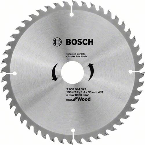 Bosch Eco For Wood Circular Saw Blade 48 Teeth