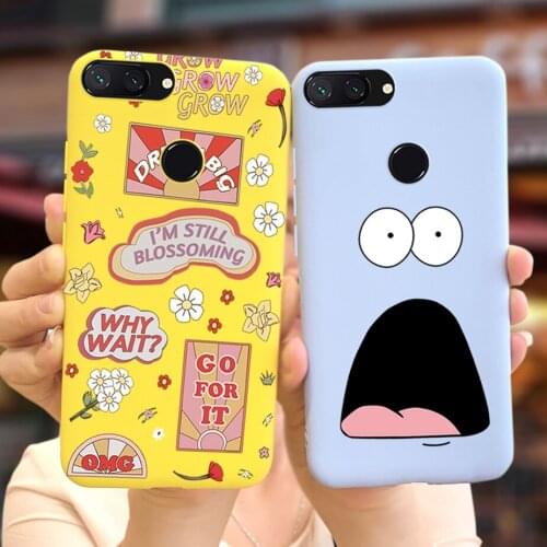 For Xiaomi Mi 8 Lite Case Cute Cartoon Cat Soft Silicone Back Cover For Xiaomi 8 Lite 8Lite Phone Cases Shockproof Bumper Fundas
