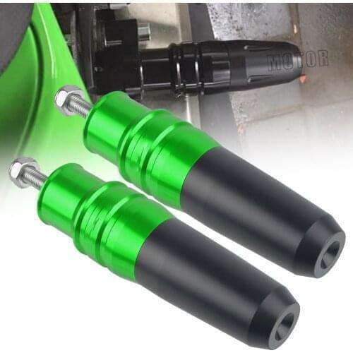 FOR KAWASAKI Z250 Z750 Z800 Z1000 Z900 Z650 Ninja 300 EX300 Z300 NINJA Z250 Motorcycle Frame Slider Aluminum Falling Protection