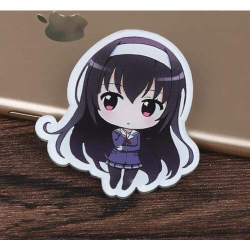 FFFPIN Acrylic Badge Japan Anime Sword Art Online Kirito Yuuki Asuna Sinon Brooch Ornament Breastpin Pin Coin Icon Decoration