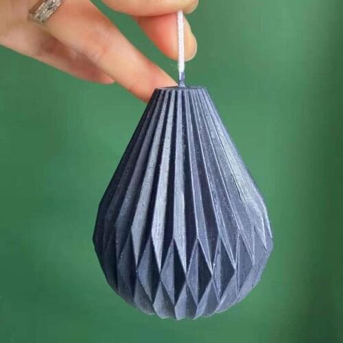 Pear Shape DIY Candles Mould Wax Candle Mold Aromatherapy Plaster Candle 3D Silicone Mold Hand-made Aroma Wax Soap Candles Molds