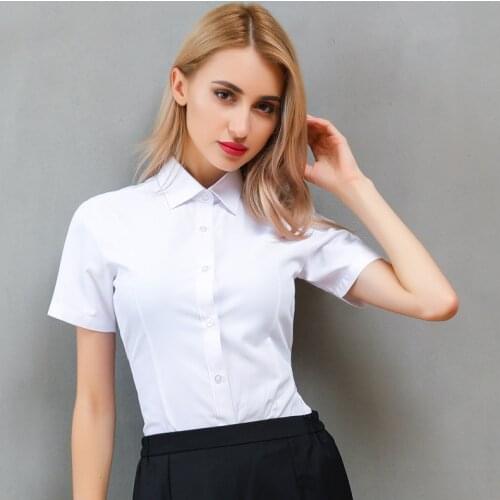 Женские белые рубашки HD China At AliExpress