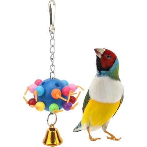 PipiFren Bird Toys For Parrot Accessories Ball Pet Supplies Cage Decoration Perch Budgie Parakeet African Grey jouet perroquet