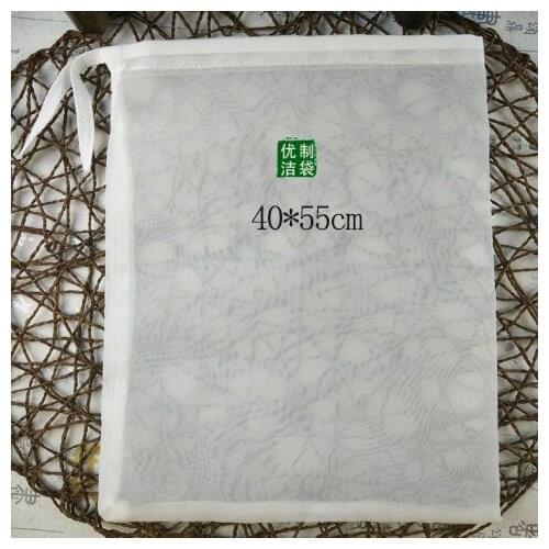 Hot sale square 40*55cm fine mesh food grade home brew hop filter bag soup seasoning filter bag nylon mesh tea filter bag wine