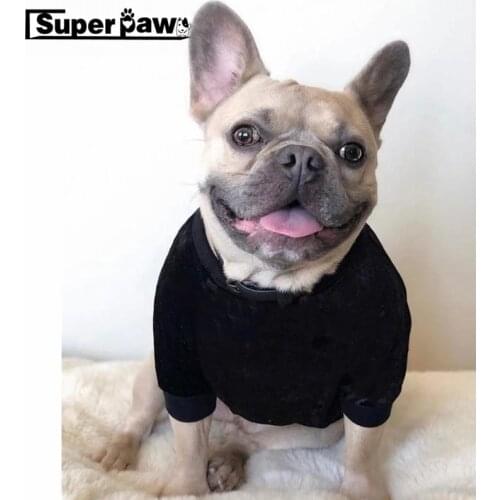 Fashion Dog Winter Warm Sweatshirt Clothes Pet Puppy Hoodie Coat Jacket for Small Medium Dogs French Bulldog Schnauzer Pug GKC83