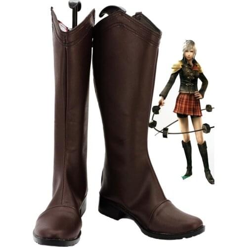 Final Fantasy Type-0 Seven Cosplay Shoes Boots Custom Made