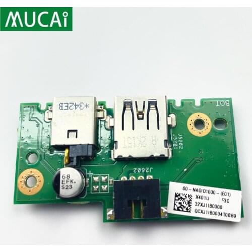 DC Power Jack board For ASUS X401 X401A X401U X501 X501A X301 X301A laptop USB DC-IN board