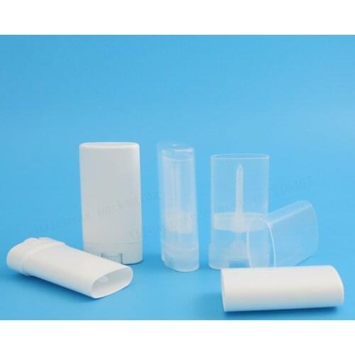 24 x 15G White Clear Lipstick Tube Lip Balm Containers Empty Cosmetic Containers Lotion Container Glue Stick Clear Travel Bottle