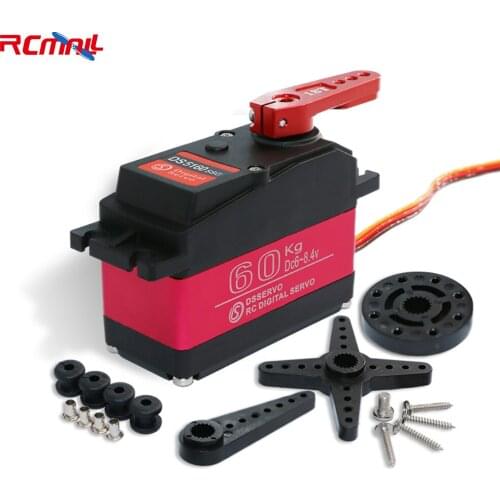 RCmall DS5160 SSG 60kg 8.4v High Voltage Waterproof Digital Servo for RC Car 18T Robot Arm 270 Degree
