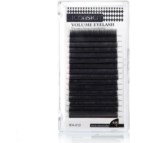 MIX Size 16 lines Eyelashes C/D Curl Super Soft Volume Eye lashes Extension Eyelash Cilia Beauty Makeup Extensions