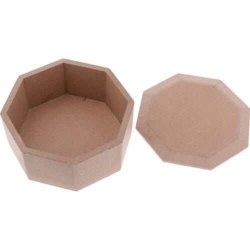 Unfinished Wood Wooden Jewelry Box Organizer Storage Case with Cover for Kids DIY Craft Painting Wood Crafts