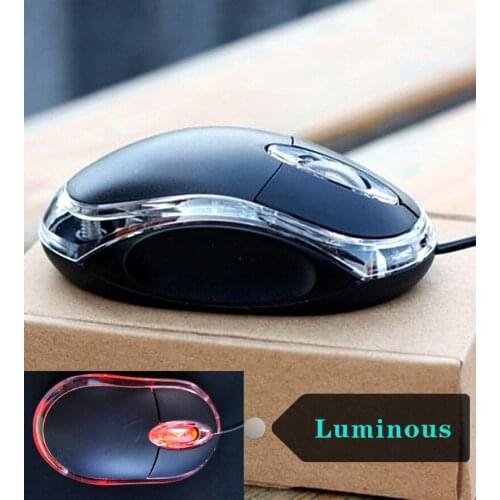 USB Wired Optical Mouse Small Mouse Notebook Desktop Computer Business Office Household Mouse Game Computer Mouse Ergonomic Mice