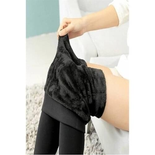 ETC Boutique Women 'S In-Peluşlu Leggings Women Winter Thermal Leggings Outdoors Plush Leggings