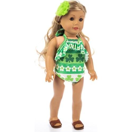 1piece fashion swimwear for baby dolls Reborn 43cm doll clothes