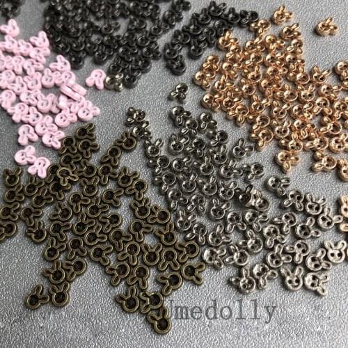 10PCS/LOT 4mm Ultra-Small Rabbit Mini Buckle Handmade DIY BJD Blyth Barbies Doll Clothes Buttons Sewing Accessories